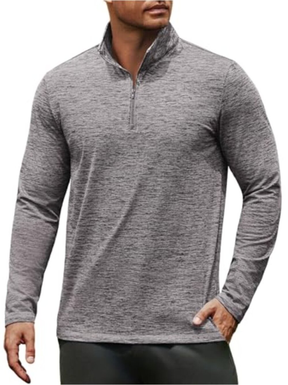 COOFANDY Men's Quarter Zip Fleece Lined Pullover Sweatshirt Golf Shirt